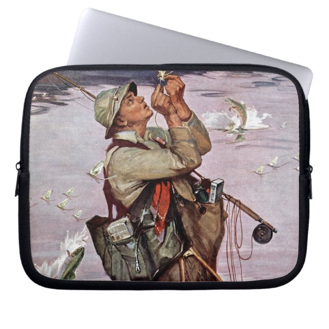 The Fish are Jumping Laptop Sleeve (Front)