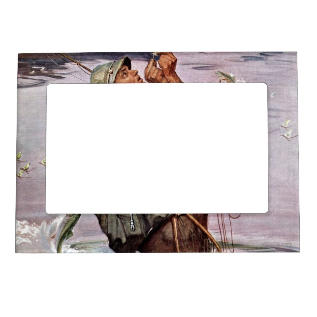 The Fish are Jumping Magnetic Photo Frame (Front)