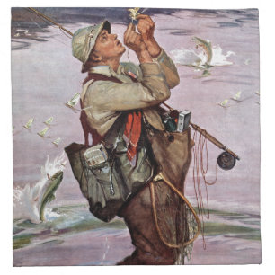 The Fish are Jumping Napkin