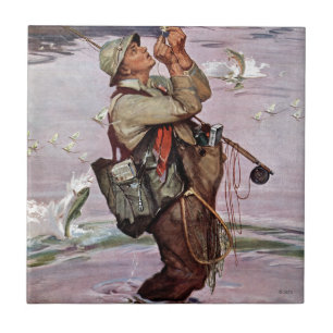 The Fish are Jumping Tile