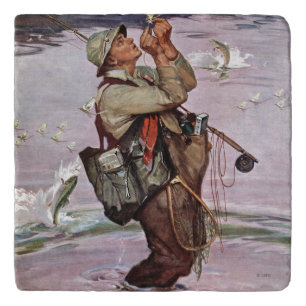 The Fish are Jumping Trivet