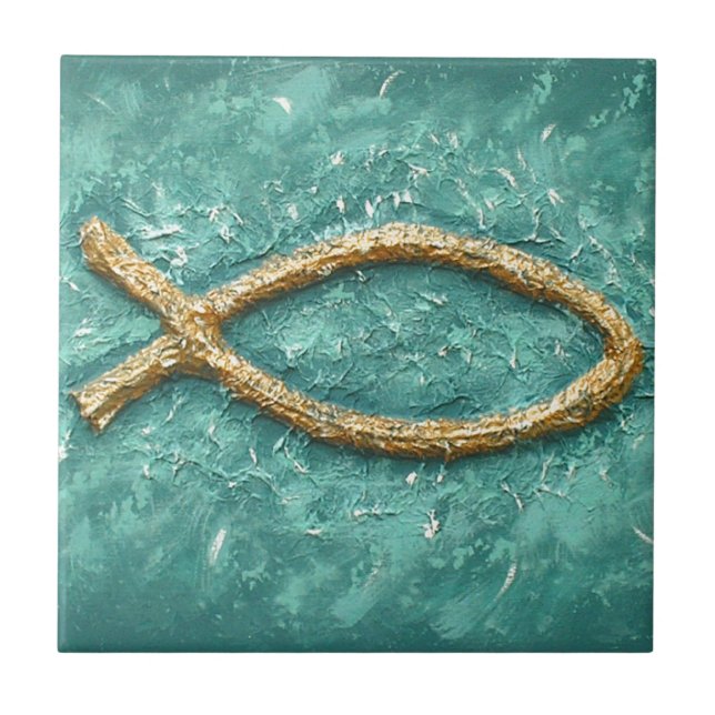 The Fish Ceramic Tile (Front)