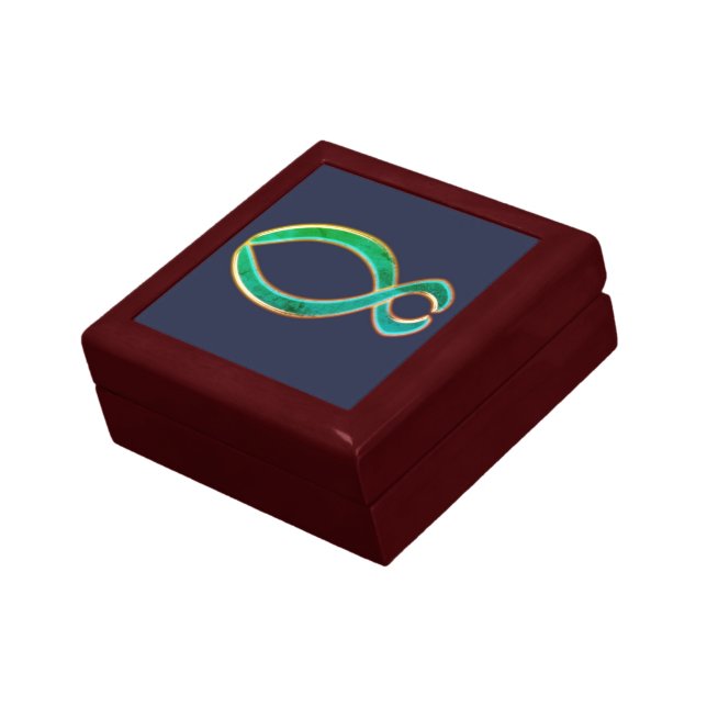 The Fish  Christian symbol. Gift Box (Side)
