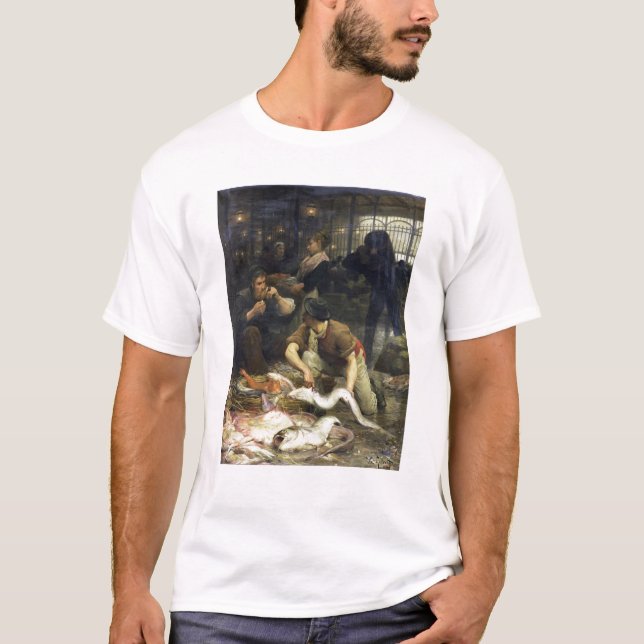 The Fish Market in the Morning, 1880 T-Shirt (Front)