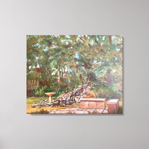 The Fish Pond Canvas Print