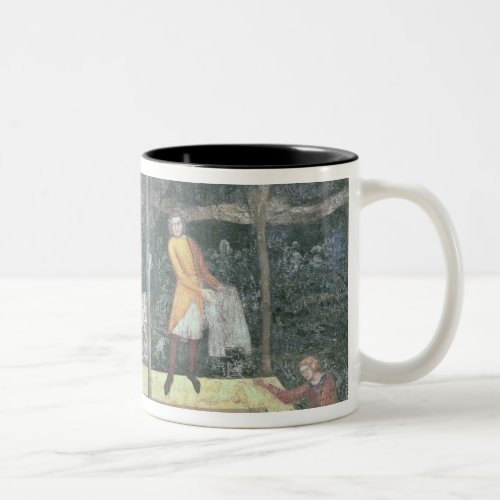 The Fish Pond from the Stag Room 1343 Two_Tone Coffee Mug