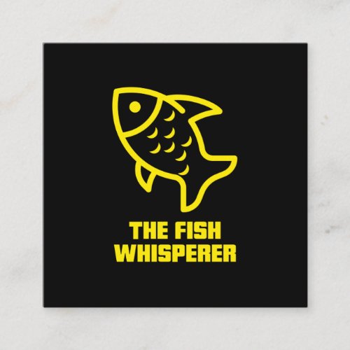 The fish whisperer funny fishing fisherman calling card
