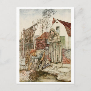 The Fisherman and his Wife Postcard