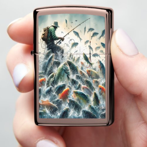 The Fishermans Bounty Zippo Lighter
