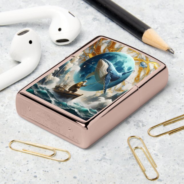 The Fisherman's Celestial Catch Zippo Lighter (On Table 2)