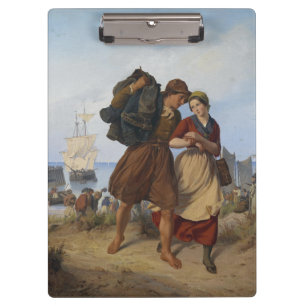 The Fisherman's Homecoming (by Rudolf Jordan) Clipboard