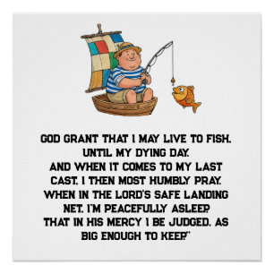 The Fisherman's Prayer Poster