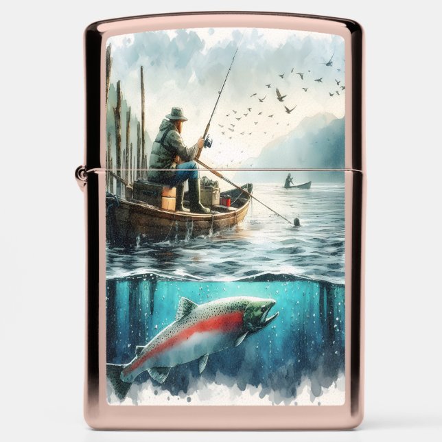 The Fishers Voyage Zippo Lighter (Front)