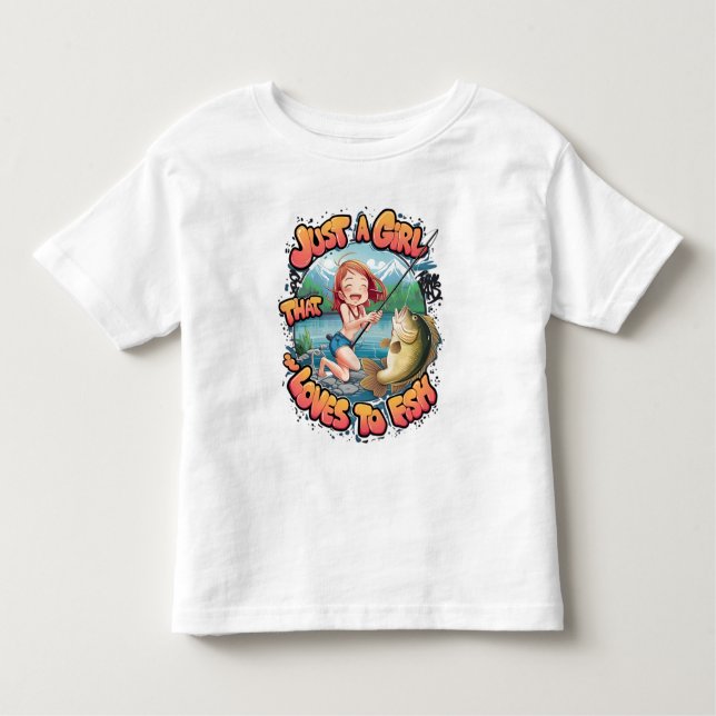The Fishing Enthusiast Toddler T-shirt (Front)