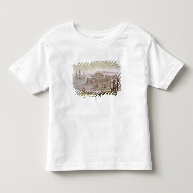 The fishing industry, Newfoundland, from 'Le Costu Toddler T-shirt (Front)
