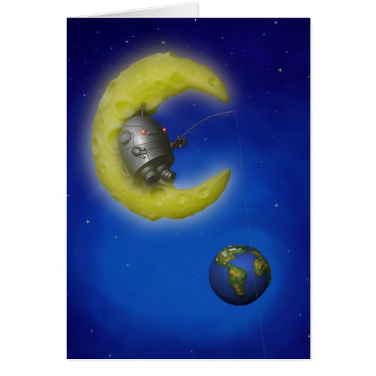 The Fishing Moon Card (Front)