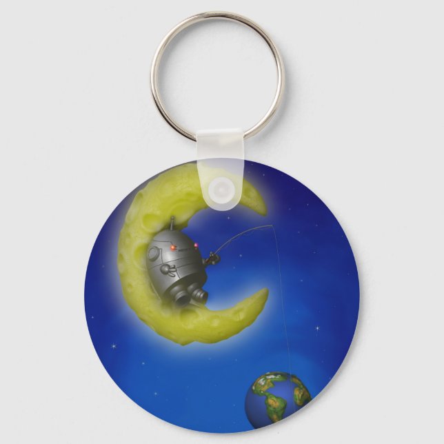 The Fishing Moon Keychain (Front)