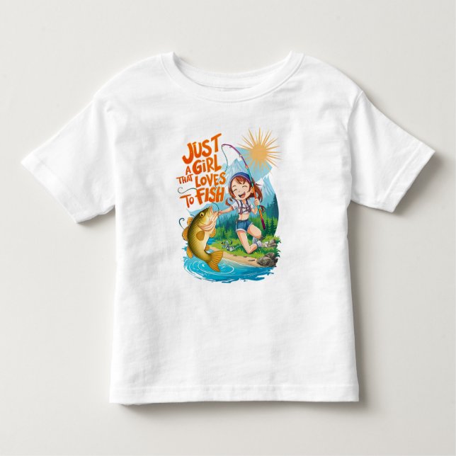 The Fishing Prodigy Toddler T-shirt (Front)