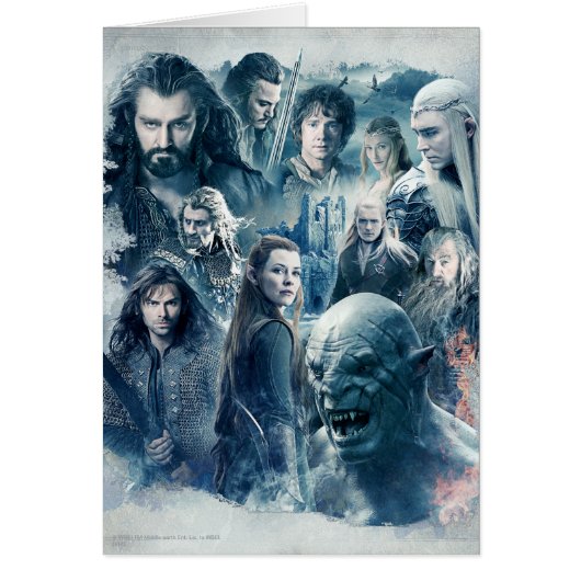 The Five Armies Character Graphic Cards (Front)