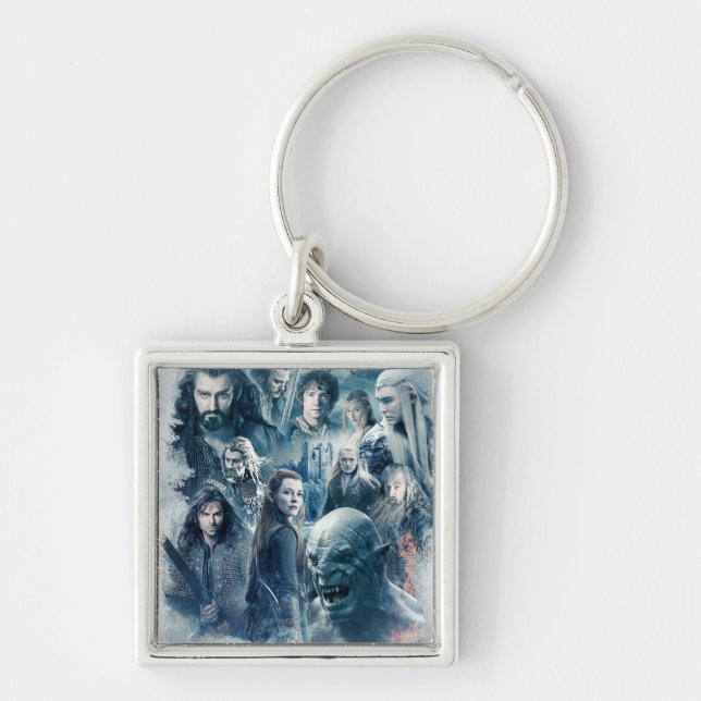 The Five Armies Character Graphic Keychain (Front)