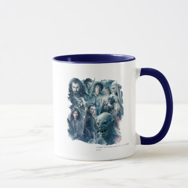 The Five Armies Character Graphic Mug (Right)