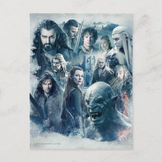 The Five Armies Character Graphic Postcard