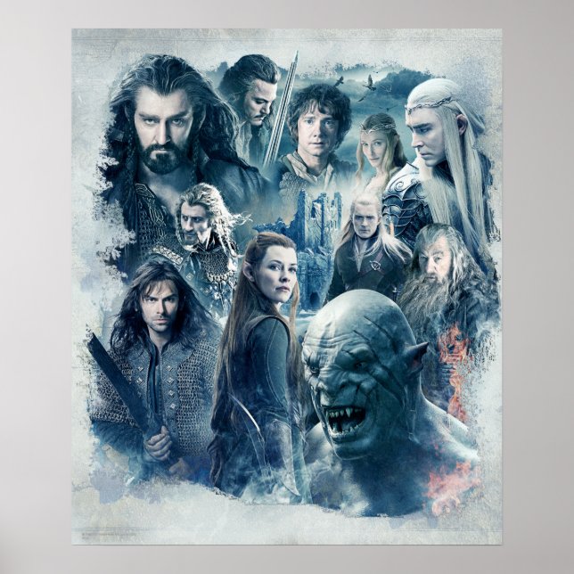 The Five Armies Character Graphic Poster (Front)