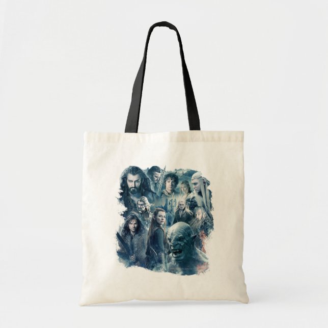 The Five Armies Character Graphic Tote Bag (Front)