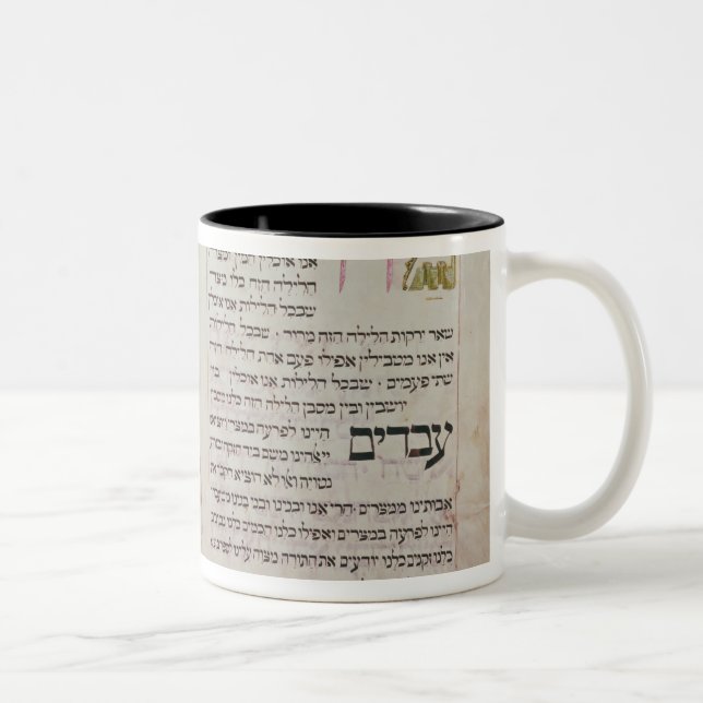 The five Rabbis of Bne Brak Two-Tone Coffee Mug (Right)