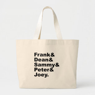 The Five Rats   Frank Dean Sammy Joey & Peter Large Tote Bag