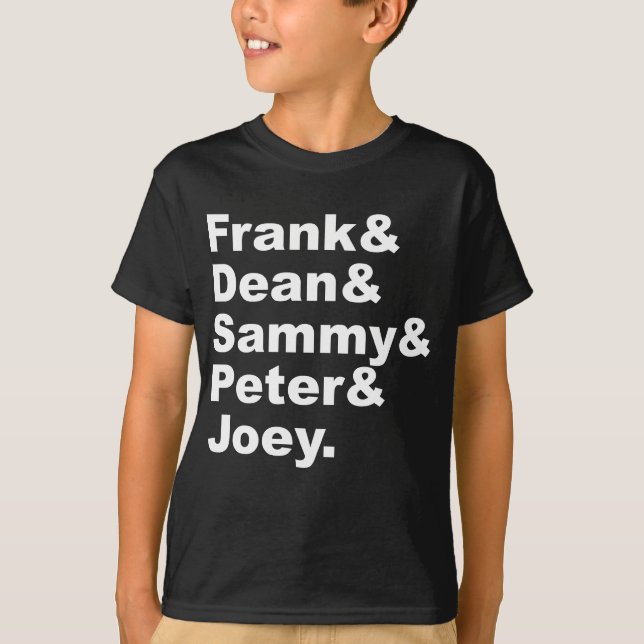 The Five Rats | Frank Dean Sammy Joey & Peter T-Shirt (Front)