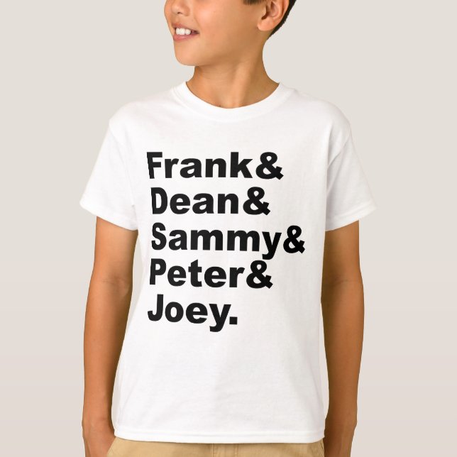 The Five Rats | Frank Dean Sammy Joey & Peter T-Shirt (Front)