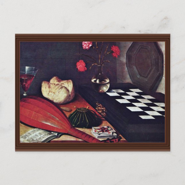 The Five Senses By Baugin Lubin (Best Quality) Postcard (Front)