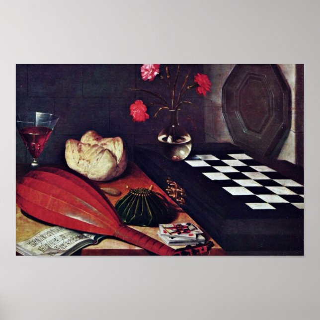 The Five Senses By Baugin Lubin (Best Quality) Poster (Front)