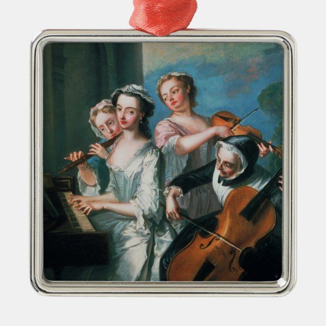 The Five Senses Metal Ornament (Front)