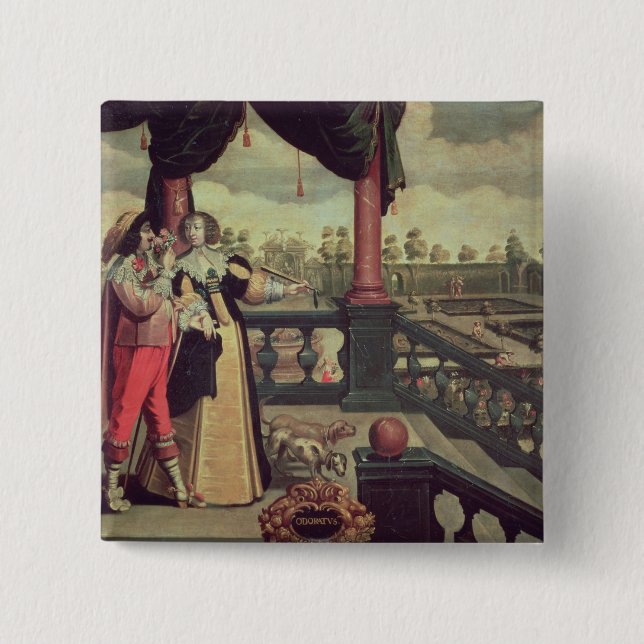 The Five Senses - Smell Button (Front)