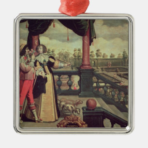 The Five Senses - Smell Metal Ornament