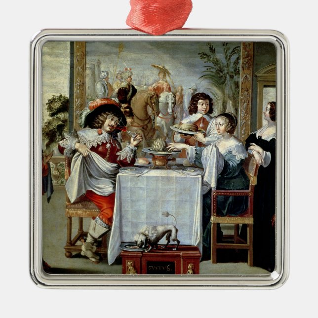 The Five Senses - Taste Metal Ornament (Front)
