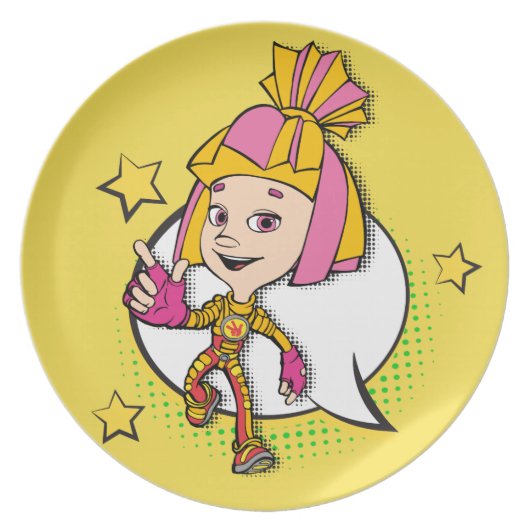 The Fixies | Fixie Comics - Simka Dinner Plate (Front)