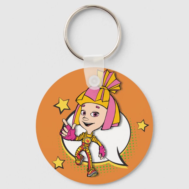 The Fixies | Fixie Comics - Simka Keychain (Front)