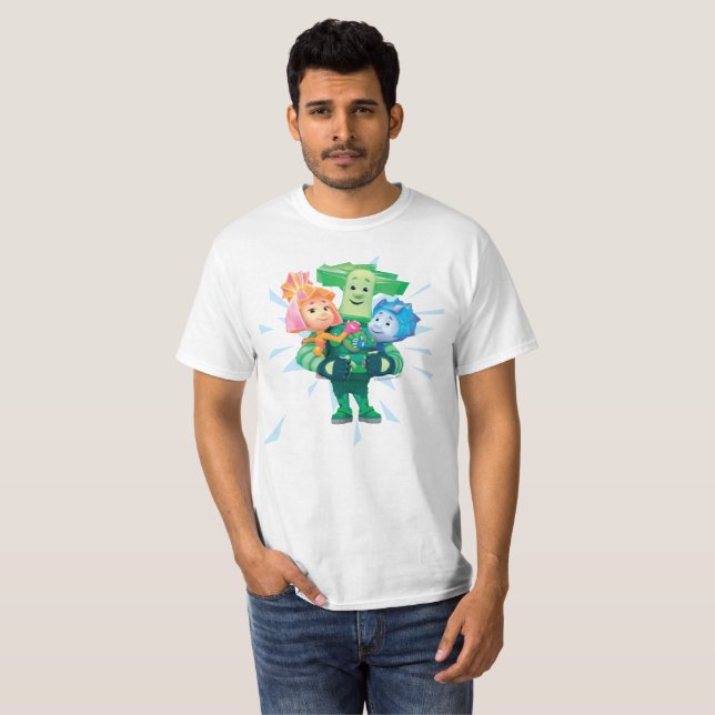 The Fixies | Papus with Kids T-Shirt (Front Full)