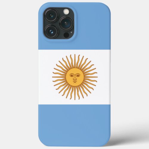 The Flag of Argentina iPhone 13 Pro Max Case