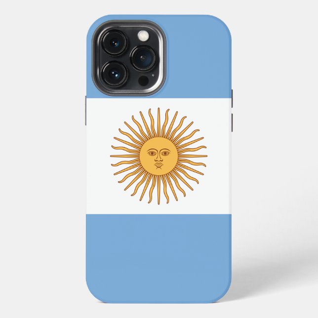 The Flag of Argentina Iphone Case (Back)