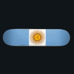 The Flag of Argentina Skateboard<br><div class="desc">The flag of Argentina is a great gift for those who love Argentina or have an Argentinian heritage. This design is also available on many other products for you to choose from.</div>