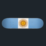 The Flag of Argentina Skateboard<br><div class="desc">The flag of Argentina is a great gift for those who love Argentina or have an Argentinian heritage. This design is also available on many other products for you to choose from.</div>