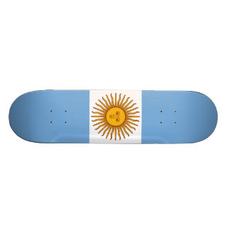 The Flag of Argentina Skateboard
