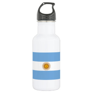 The Flag of Argentina Water Bottle