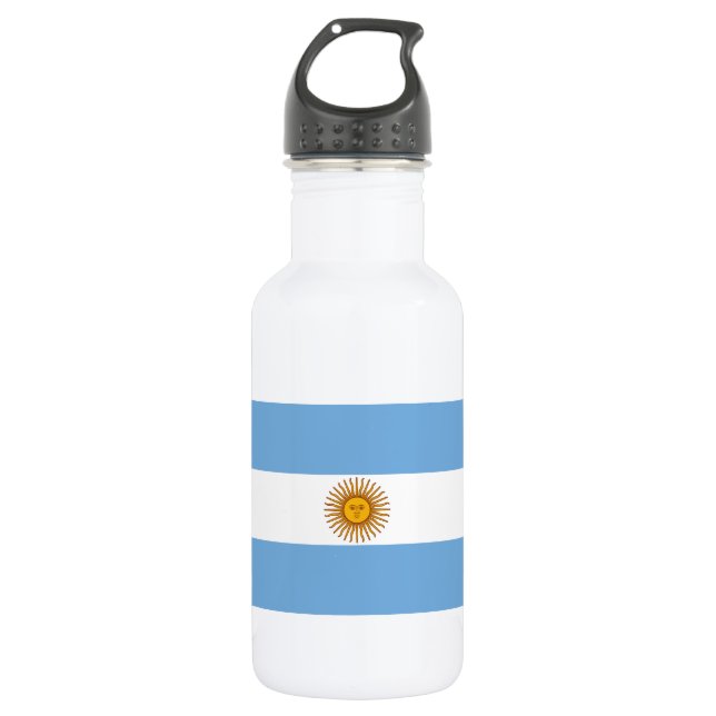 The Flag of Argentina Water Bottle (Front)
