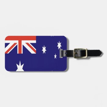 The Flag Of Australia Luggage Tag by esoticastore at Zazzle