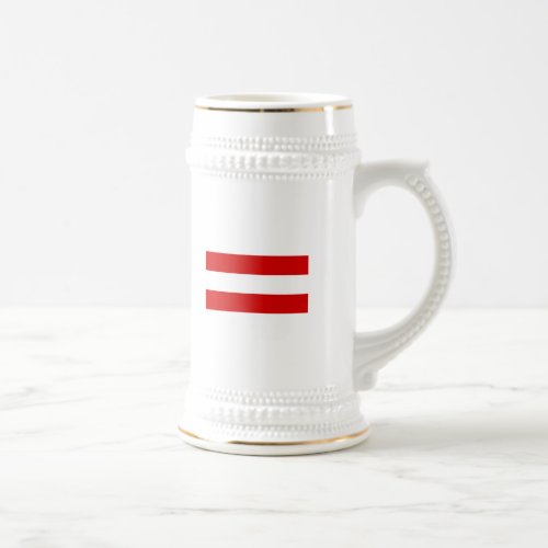 The Flag of Austria Beer Stein